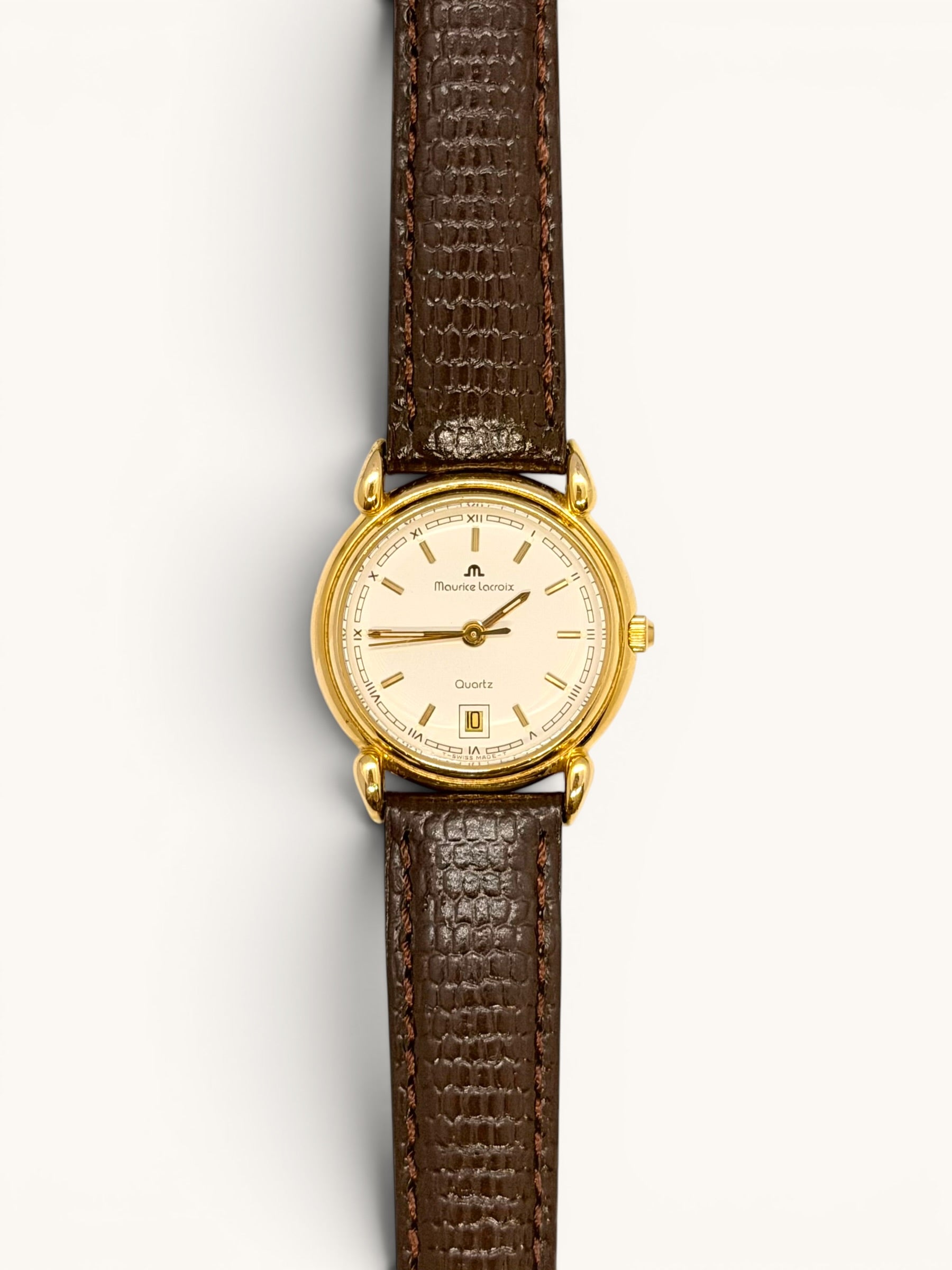 Vintage Maurice Lacroix Les Classiques Gold Quartz Watch