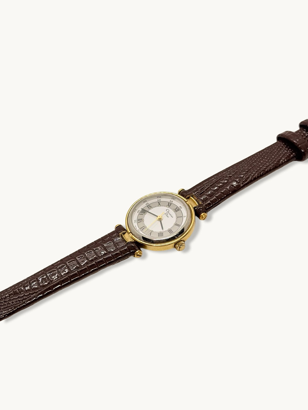 Vintage Christian Dior 3005 Gold Watch