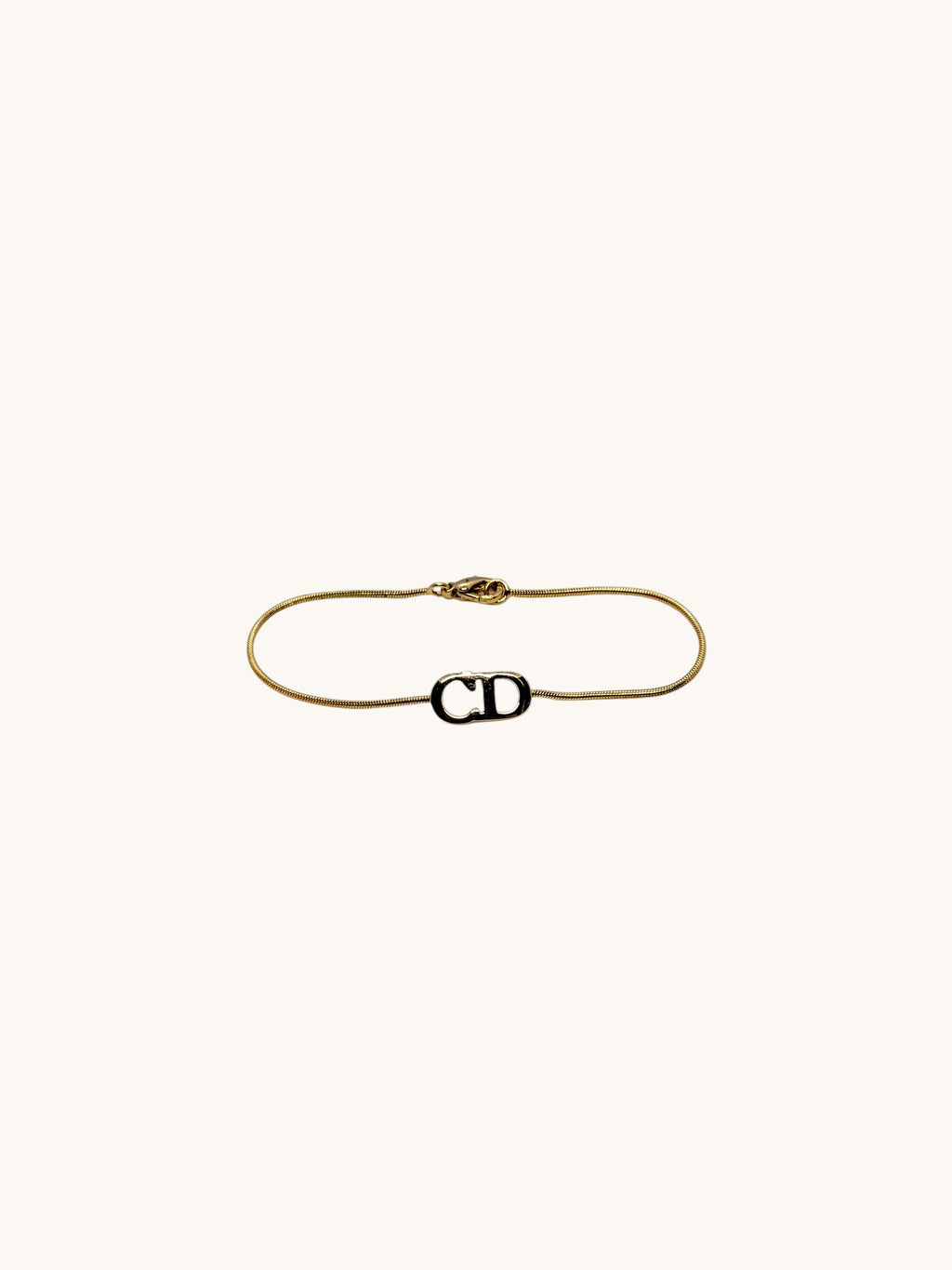 1980s Christian Dior Iconic CD Bracelet