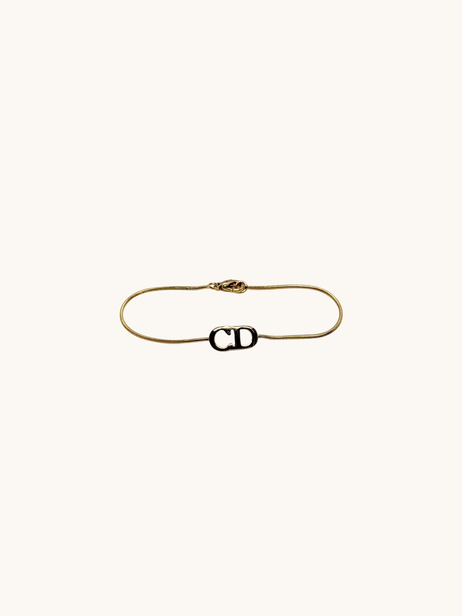 1980s Christian Dior Iconic CD Bracelet