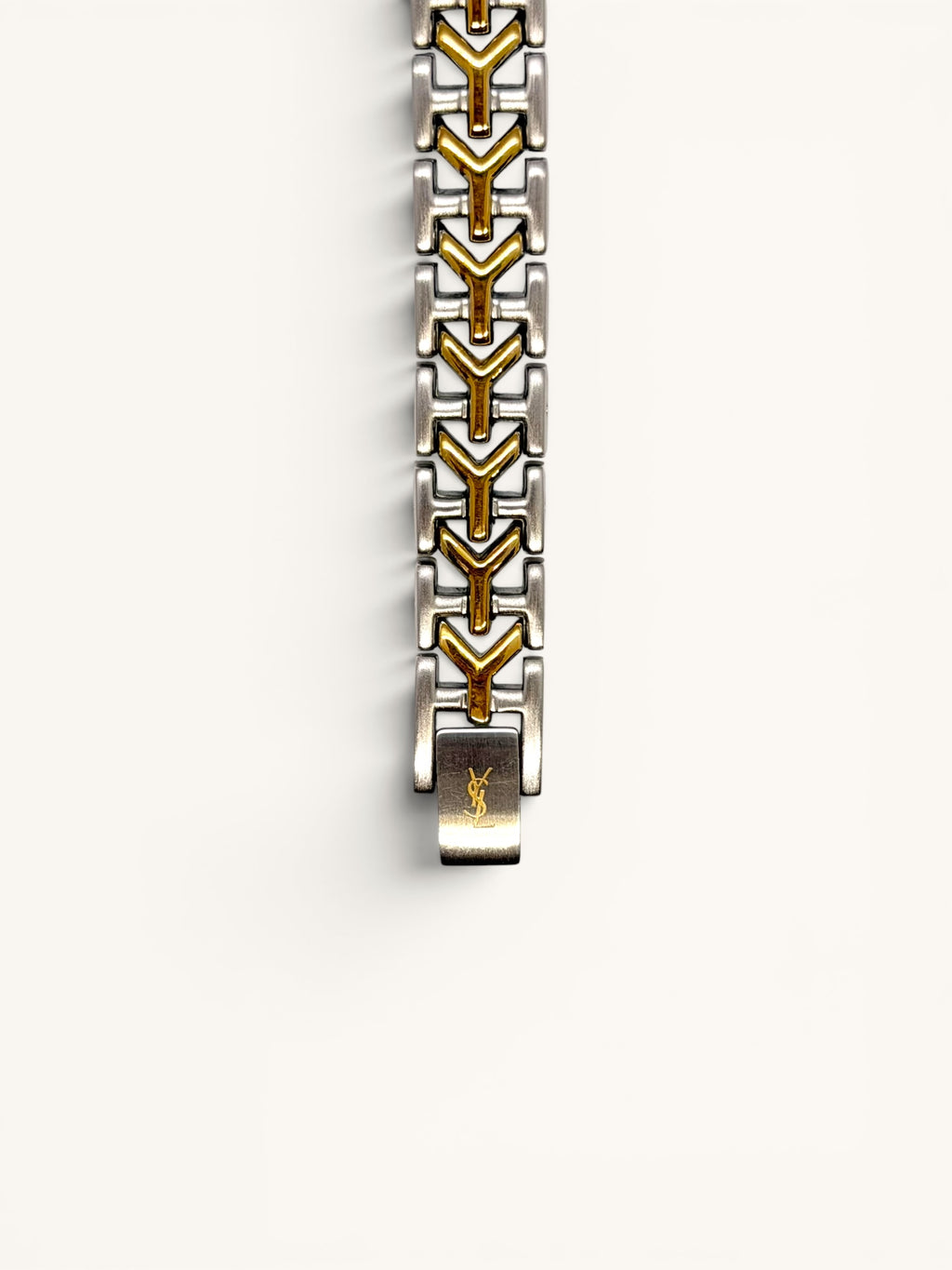 Vintage Yves Saint Laurent Two-Tone Octogonal Watch