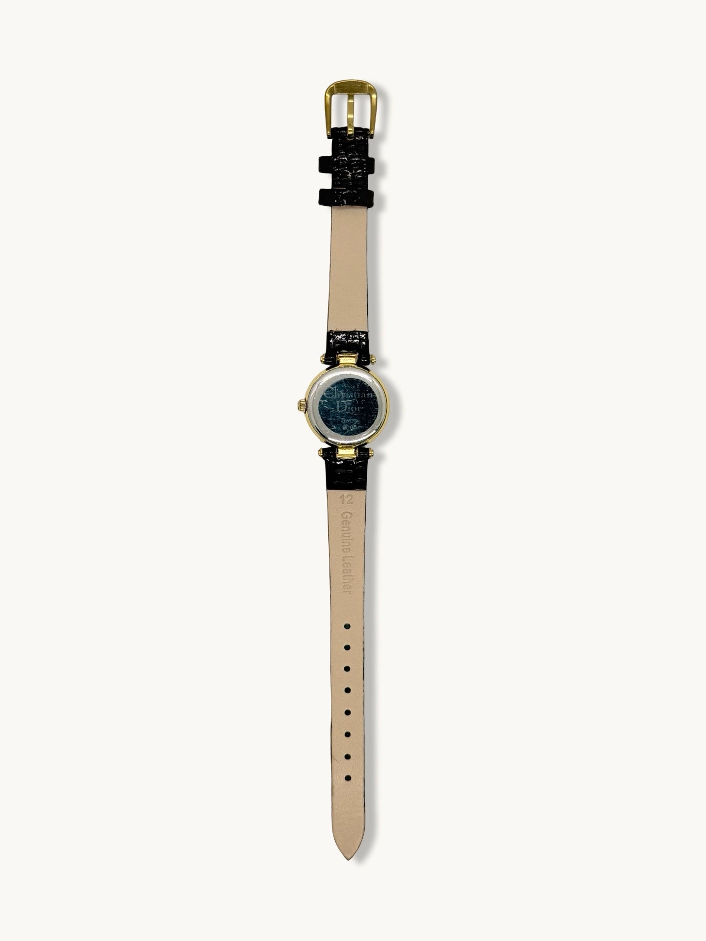 Vintage Christian Dior 3005 Gold Watch