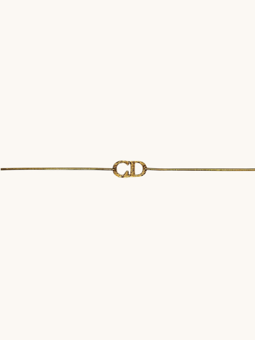 1980s Christian Dior Iconic CD Bracelet