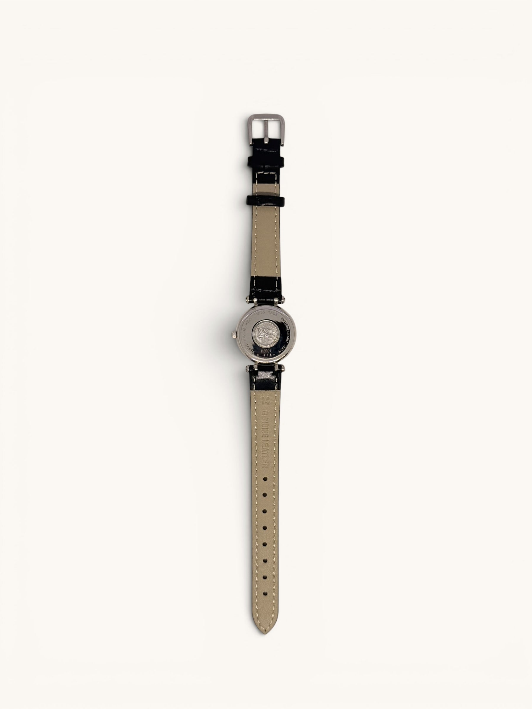 Vintage Burberry 11300L Silver Tone Watch