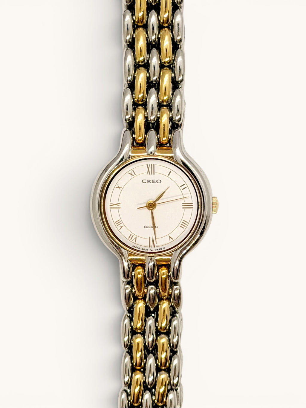 Vintage Seiko Creo Two-Tone Watch