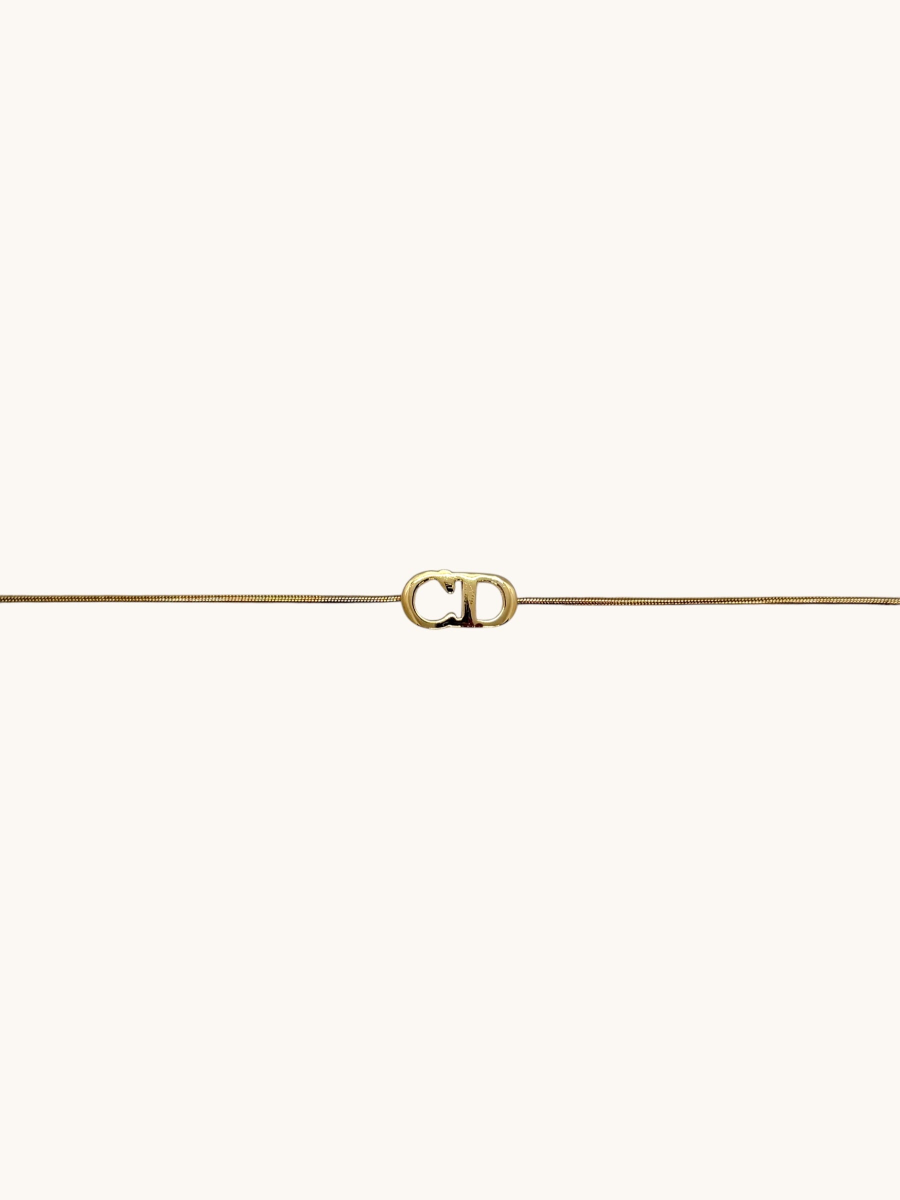 1980s Christian Dior Iconic CD Bracelet
