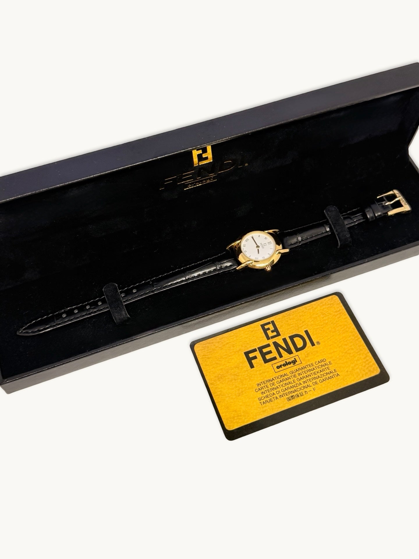Vintage Fendi 410L Watch (with Box and Guarantee Card)