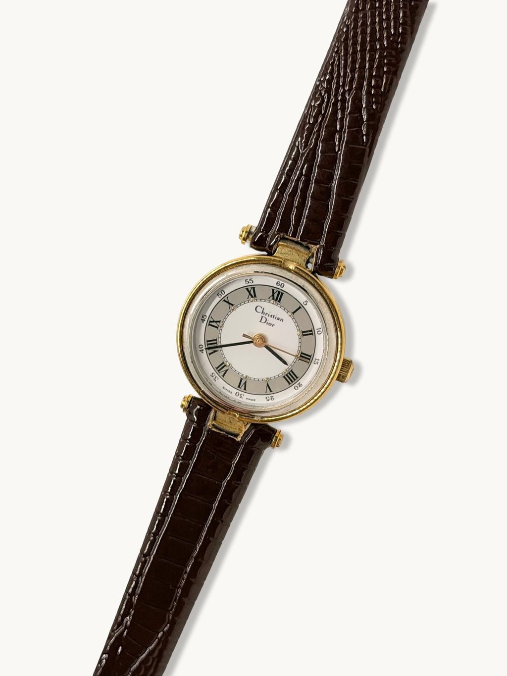 Vintage Christian Dior 3005 Gold Watch