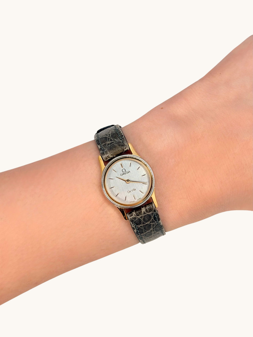Vintage Omega De Ville Two-Tone Dress Watch