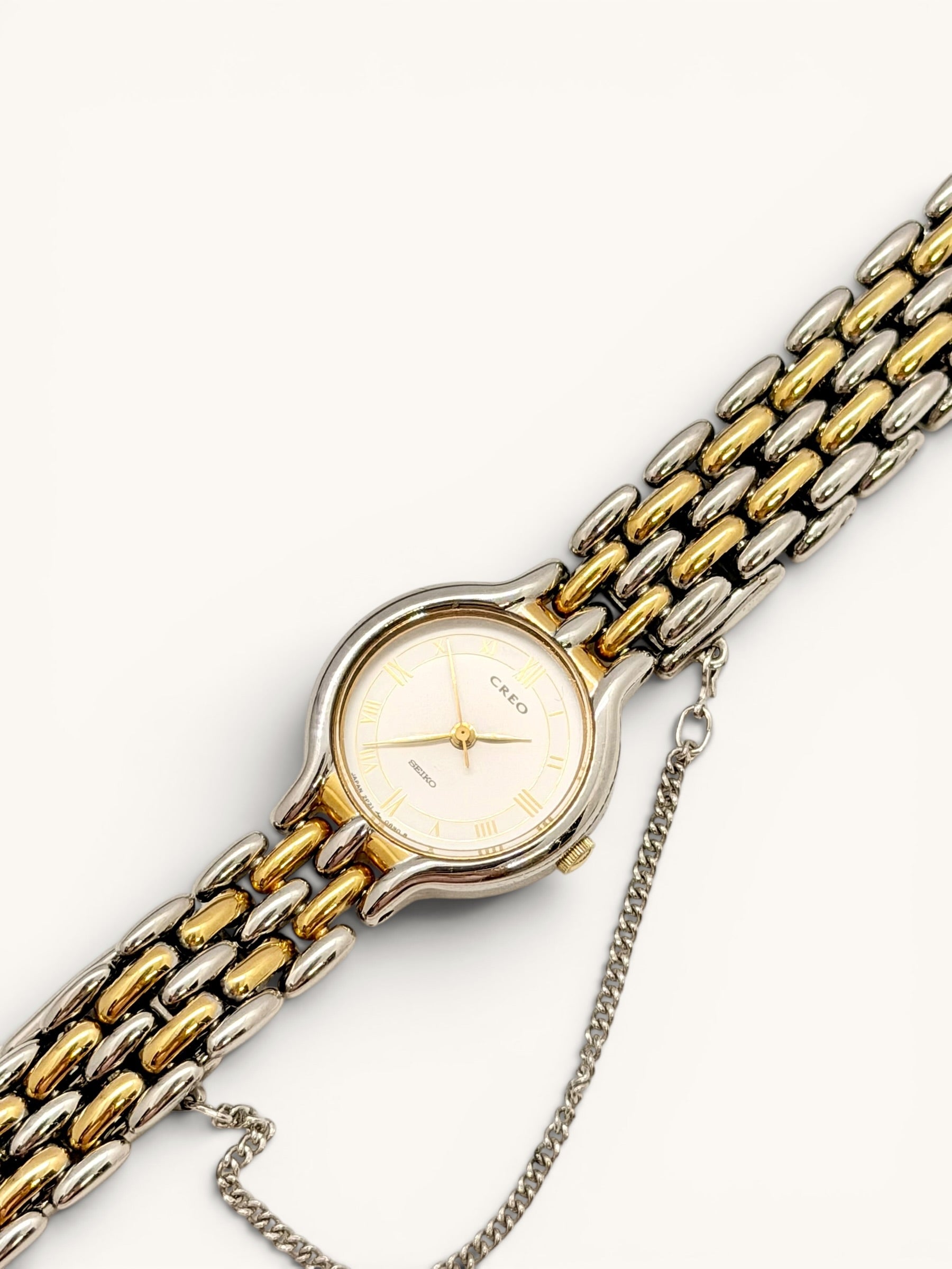 Vintage Seiko Creo Two-Tone Watch