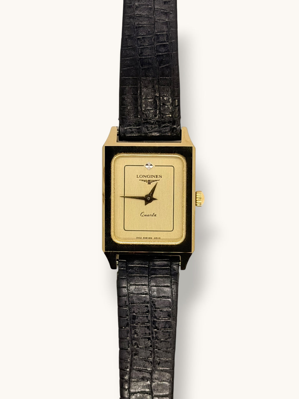 Vintage Longines Tank XL24 Watch (with Guarantee Card)