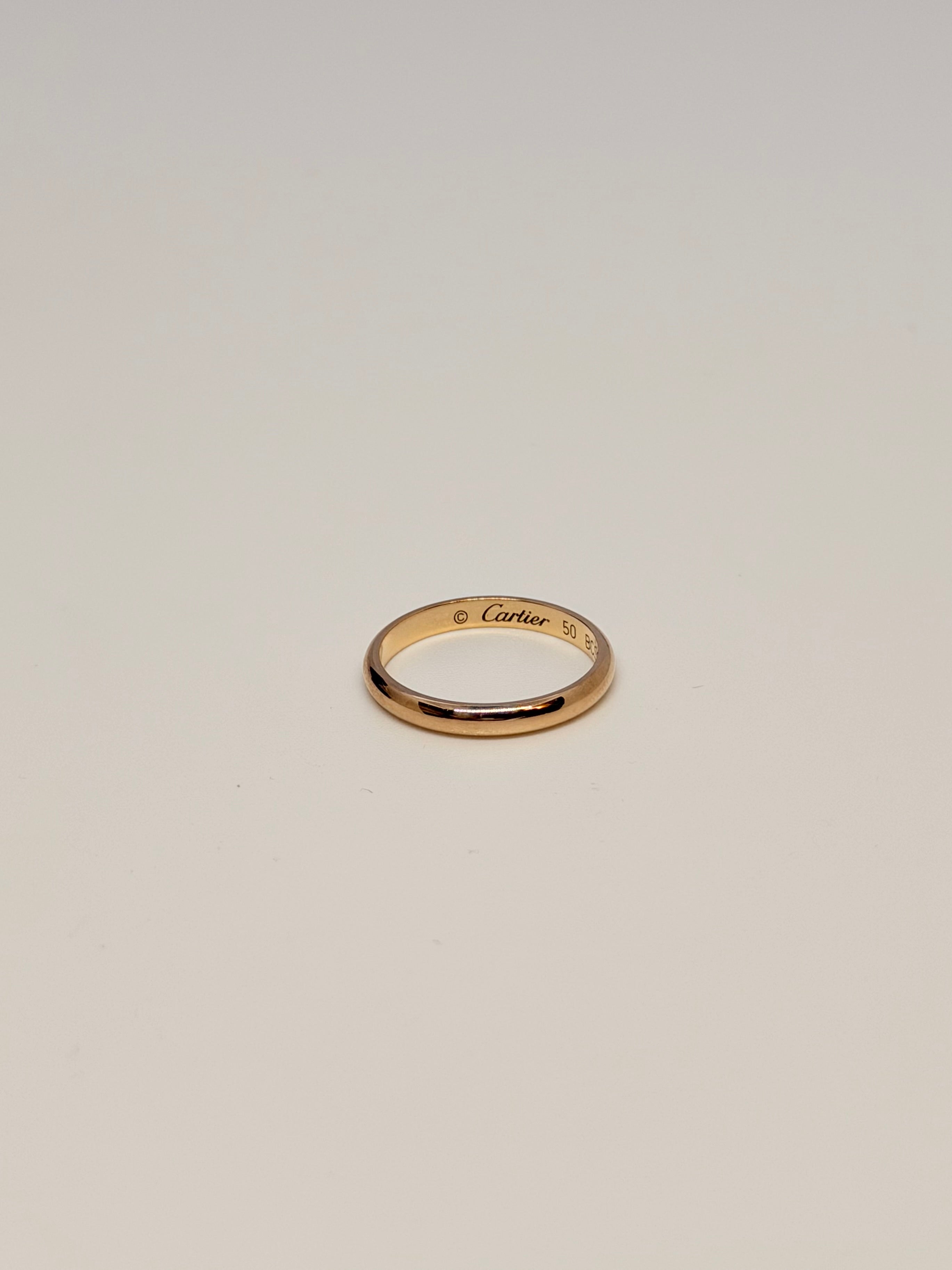 Cartier 1895 Wedding Band (Pink Gold)