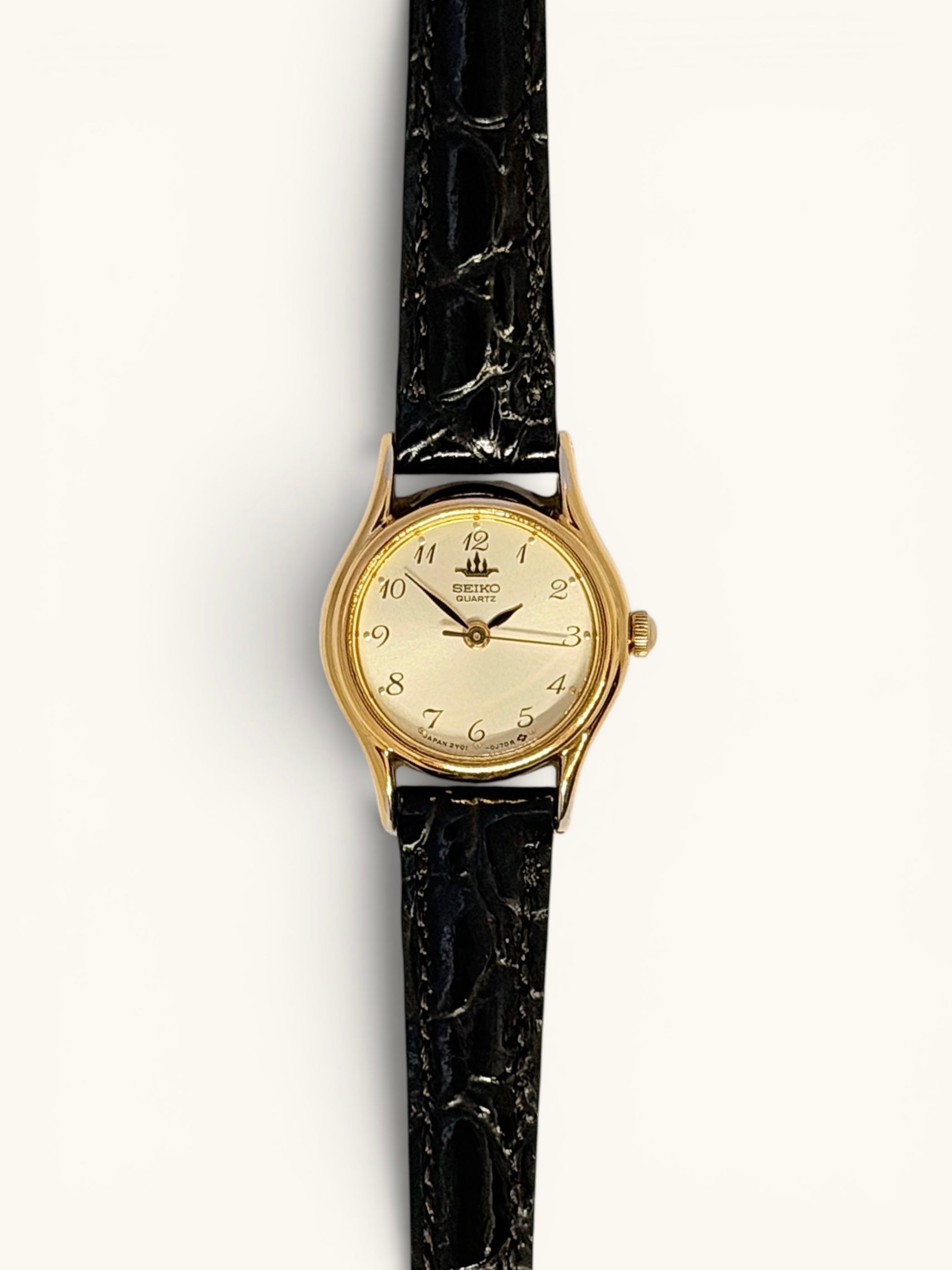 Vintage Seiko Galaxy Dainty Gold Watch