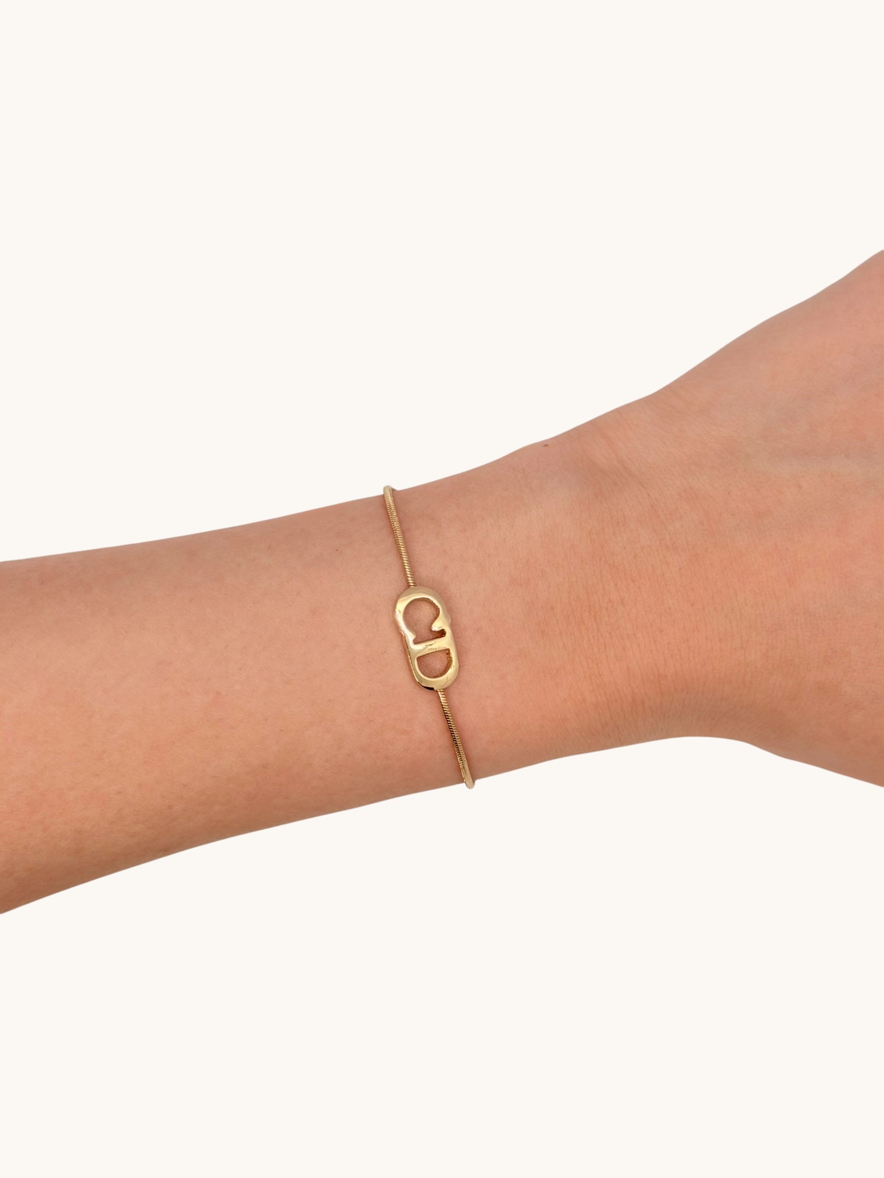 1980s Christian Dior Iconic CD Bracelet