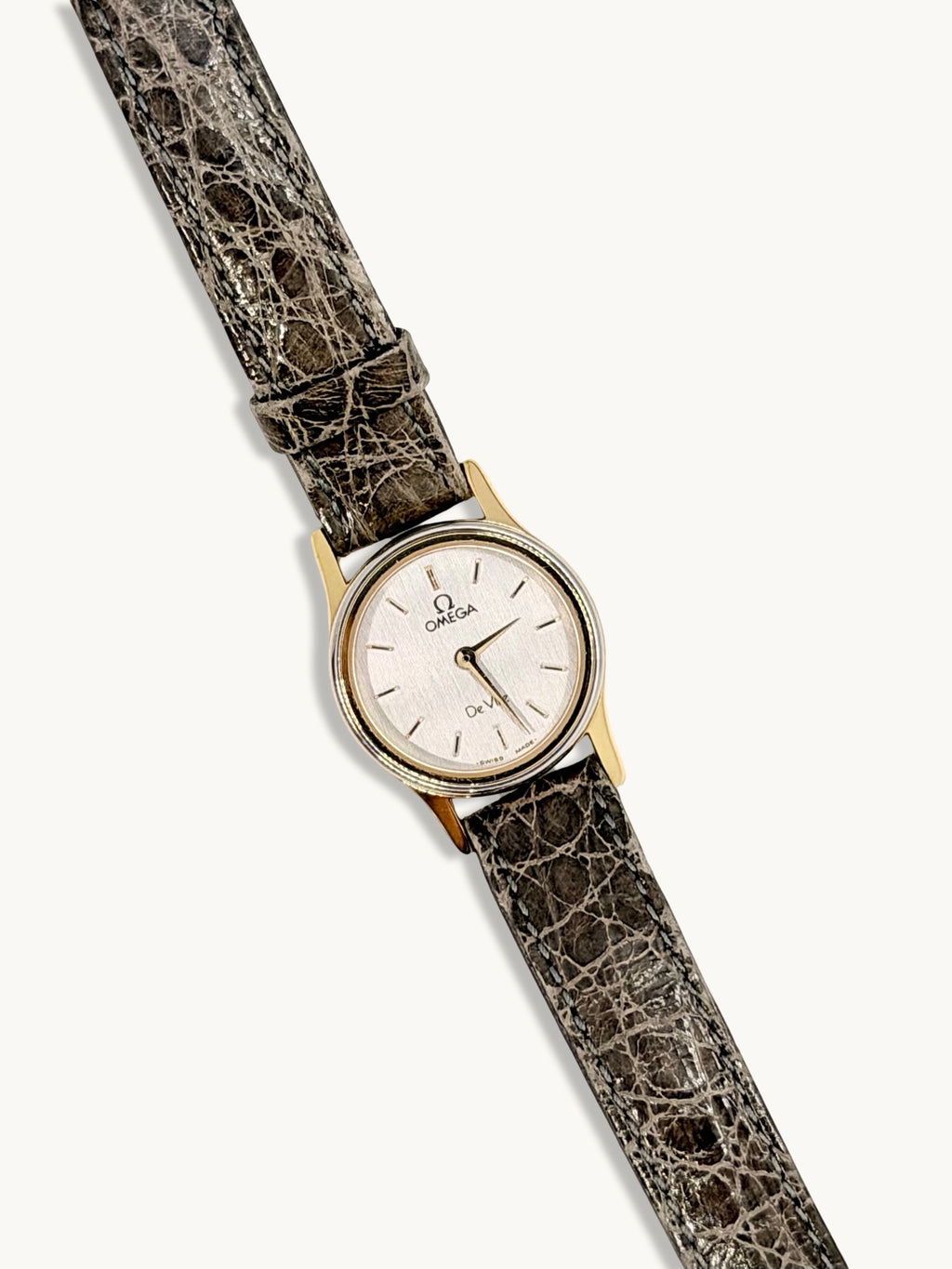 Vintage Omega De Ville Silver Dial Watch