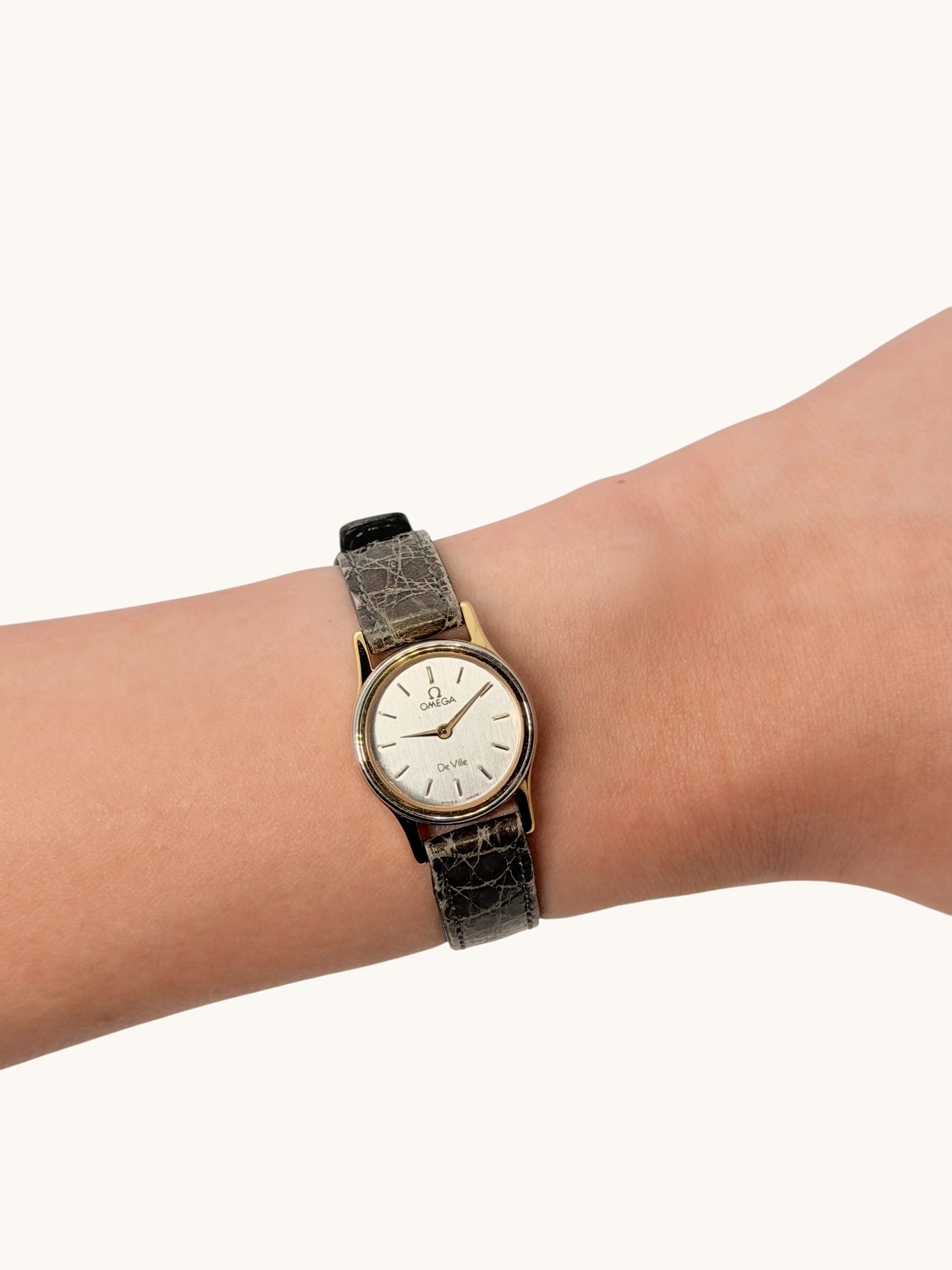 Vintage Omega De Ville Two-Tone Dress Watch