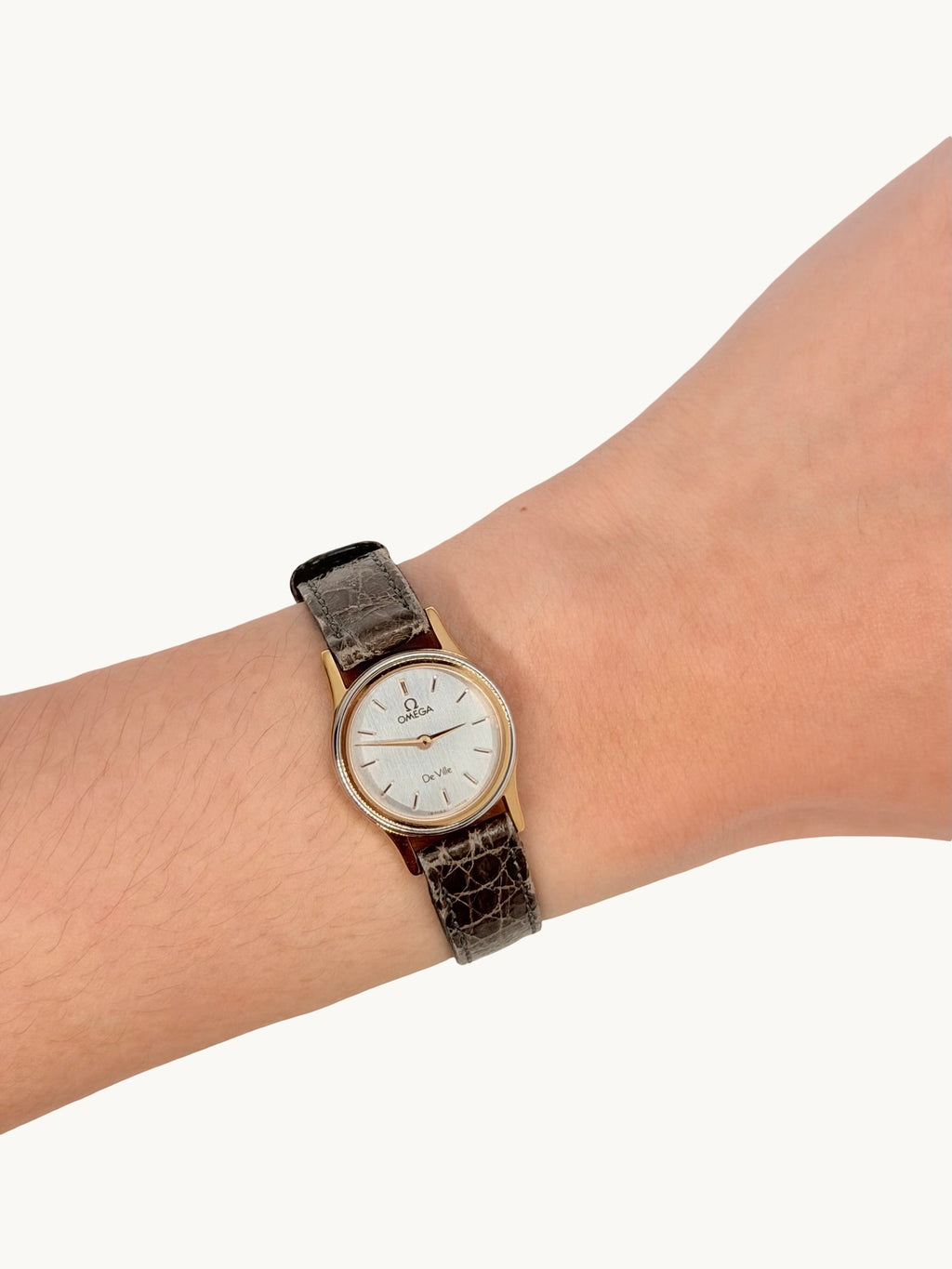 Vintage Omega De Ville Silver Dial Watch