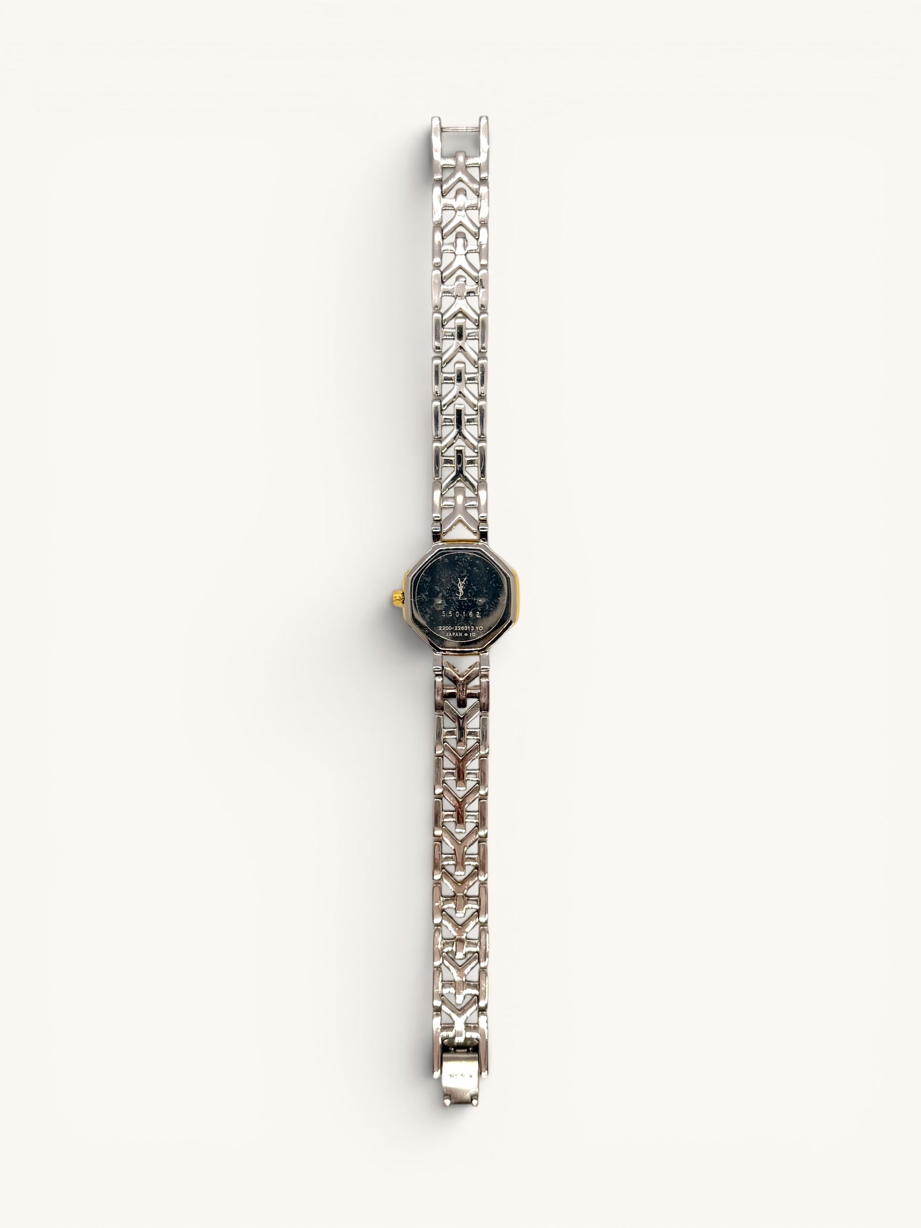 Vintage Yves Saint Laurent Two-Tone Octogonal Watch
