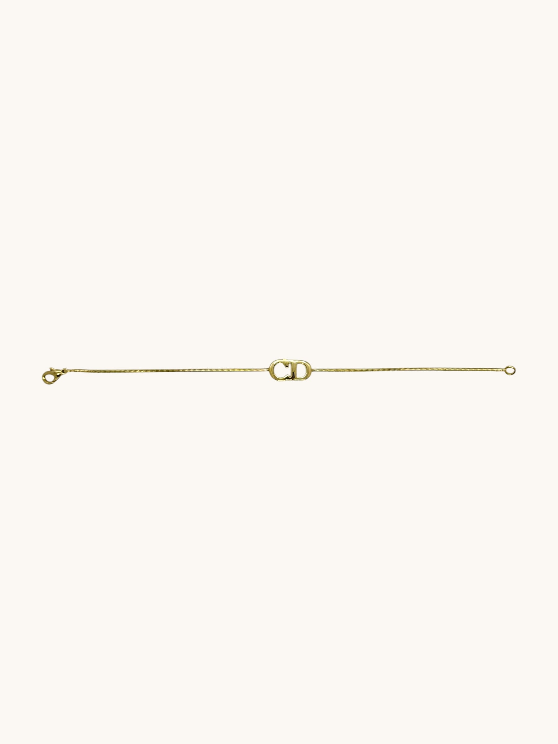 1980s Christian Dior Iconic CD Bracelet