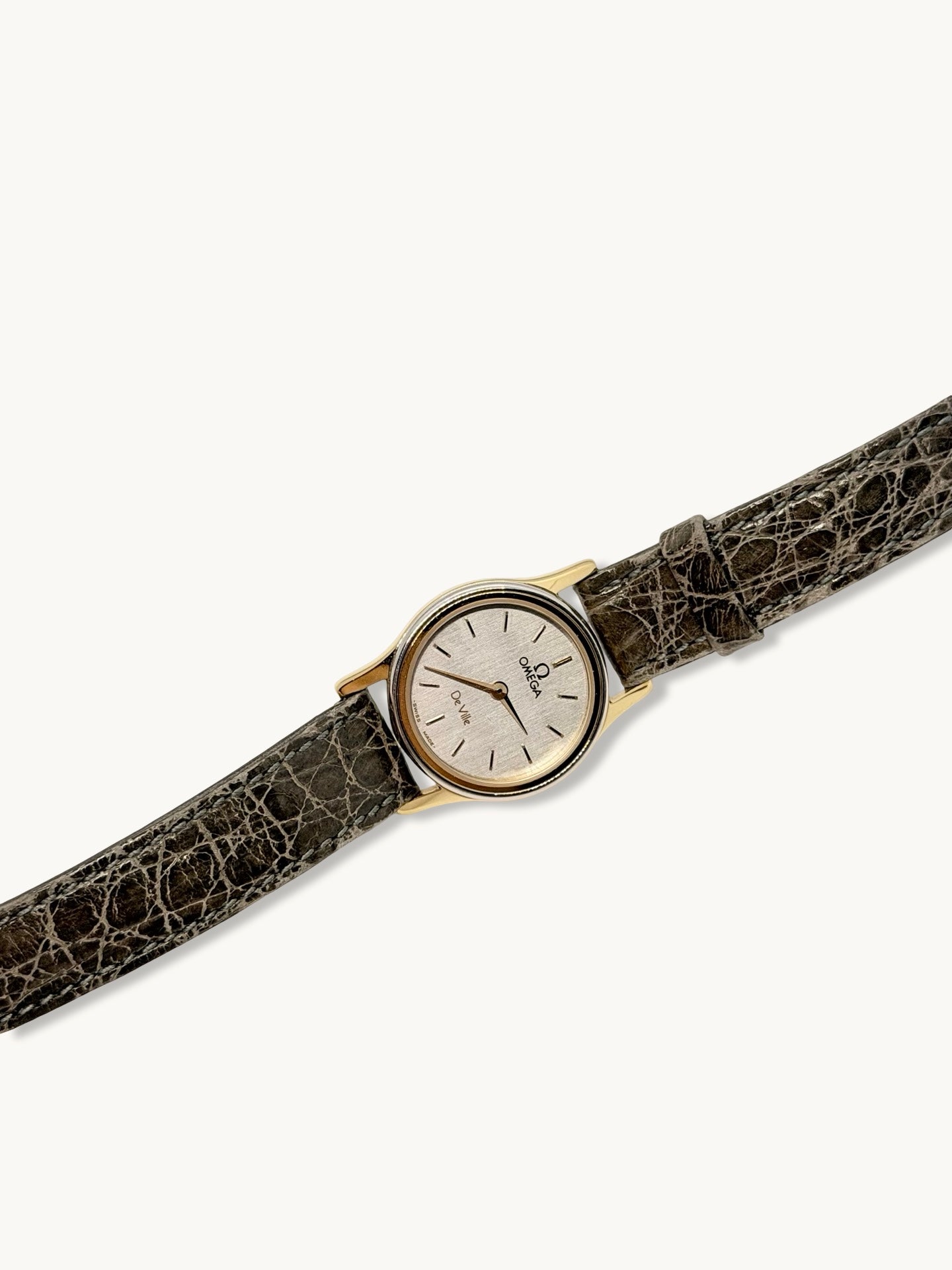 Vintage Omega De Ville Silver Dial Watch