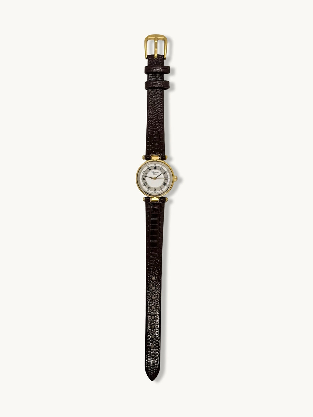 Vintage Christian Dior 3005 Gold Watch