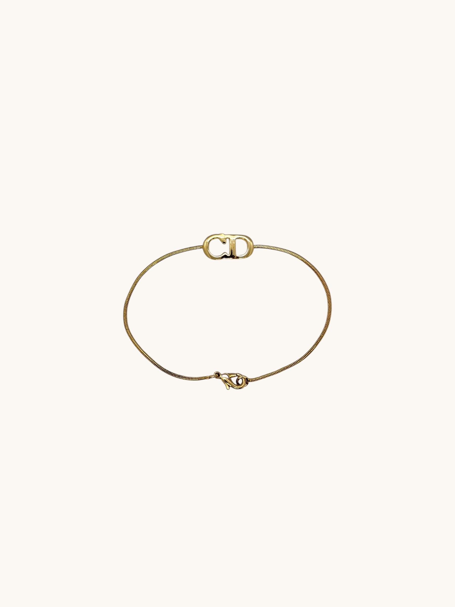 1980s Christian Dior Iconic CD Bracelet