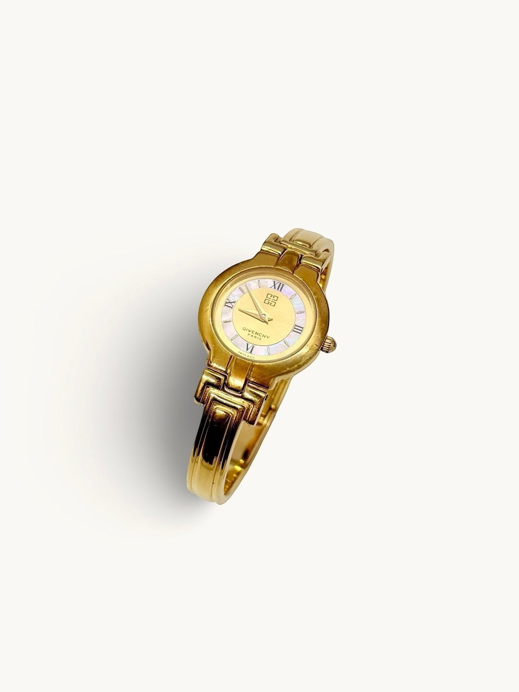 Vintage Givenchy Millesime Gold Bangle Watch