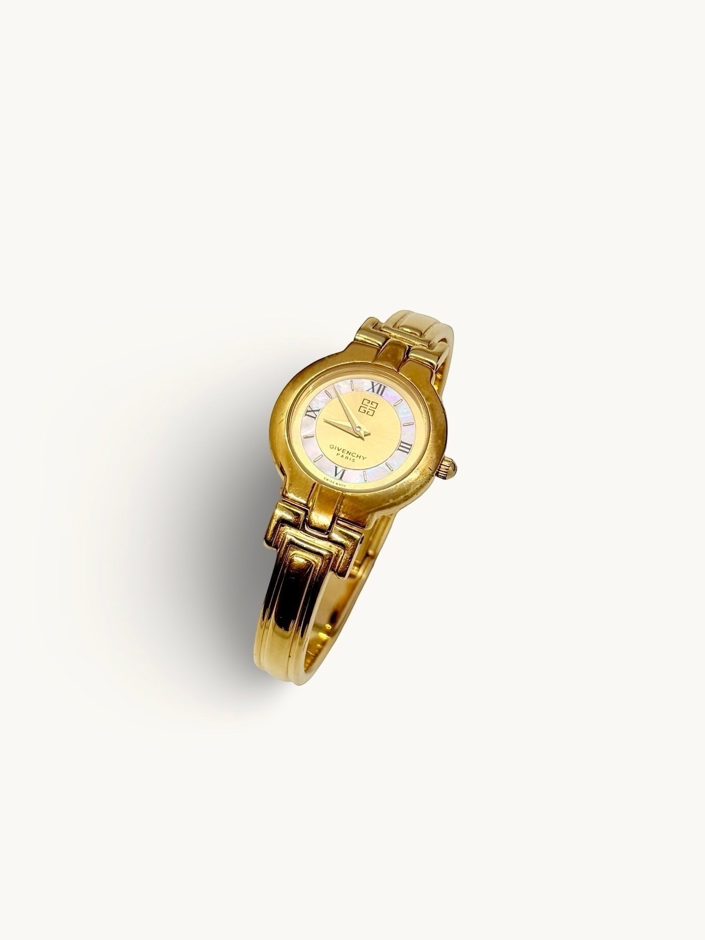 Vintage Givenchy Millesime Gold Bangle Watch